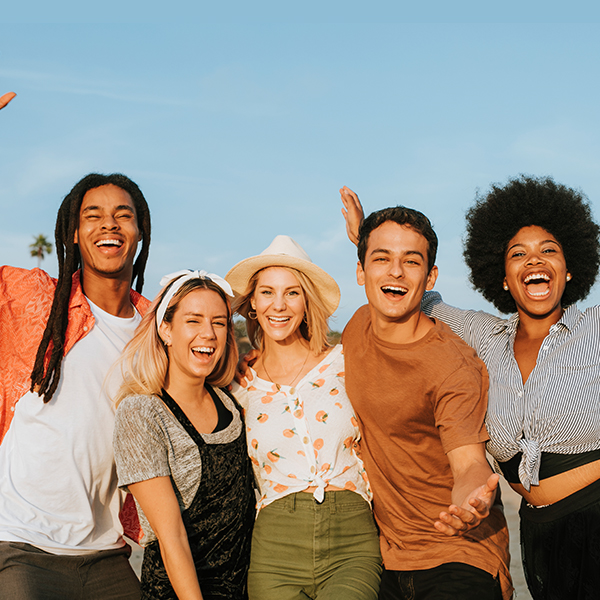 Going to van with bag